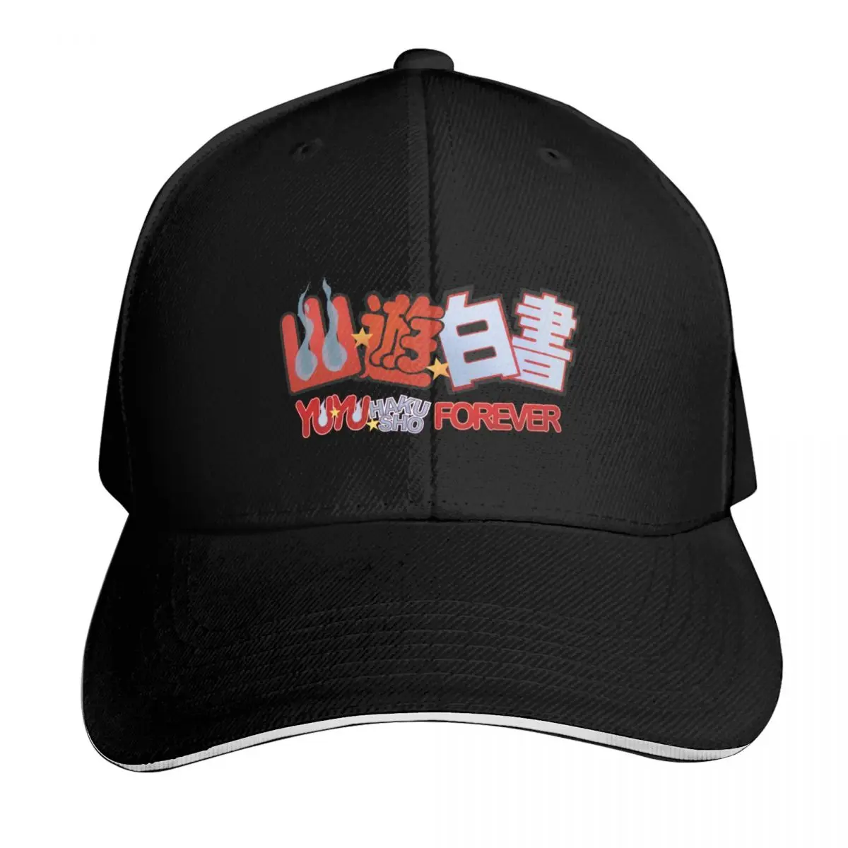 Gorra de béisbol con logotipo de Yu Yu Hakusho + Forever, sombrero de anime Rave para hombre, sombrero de lujo para el sol, sombrero de golf para hombre y mujer