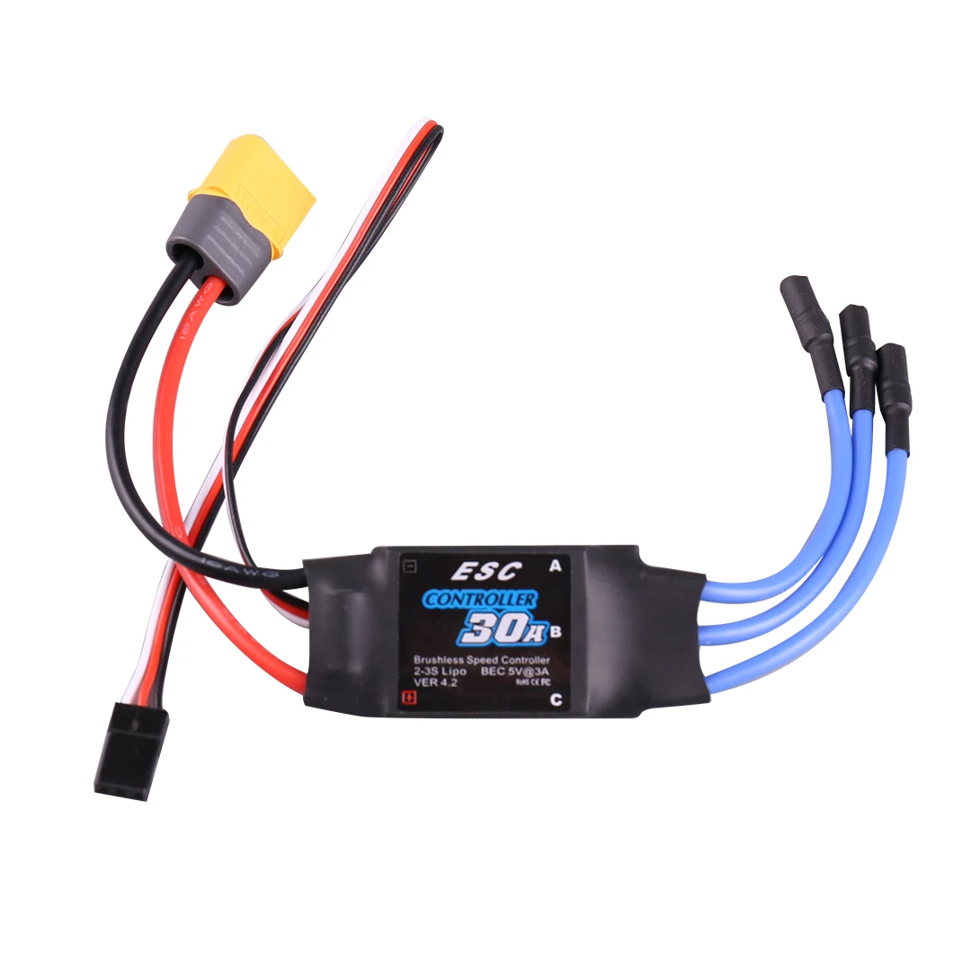 

Новый набор для тестирования бесщеточных электросервоприводов XXD 30A: электронный регулятор скорости Xida и двигатель 2212