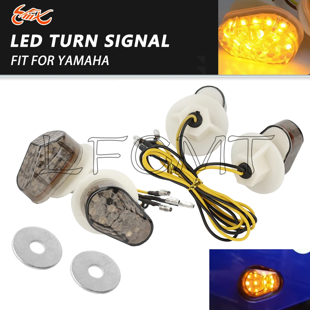 

Fit for YAMAHA YZF R1 YZFR1M YZFR3 YZF-R6 YZF R3 R7 R25 2015-2025 Motorcycle LED Indicators Lamp Turn Signal Amber Flasher Light