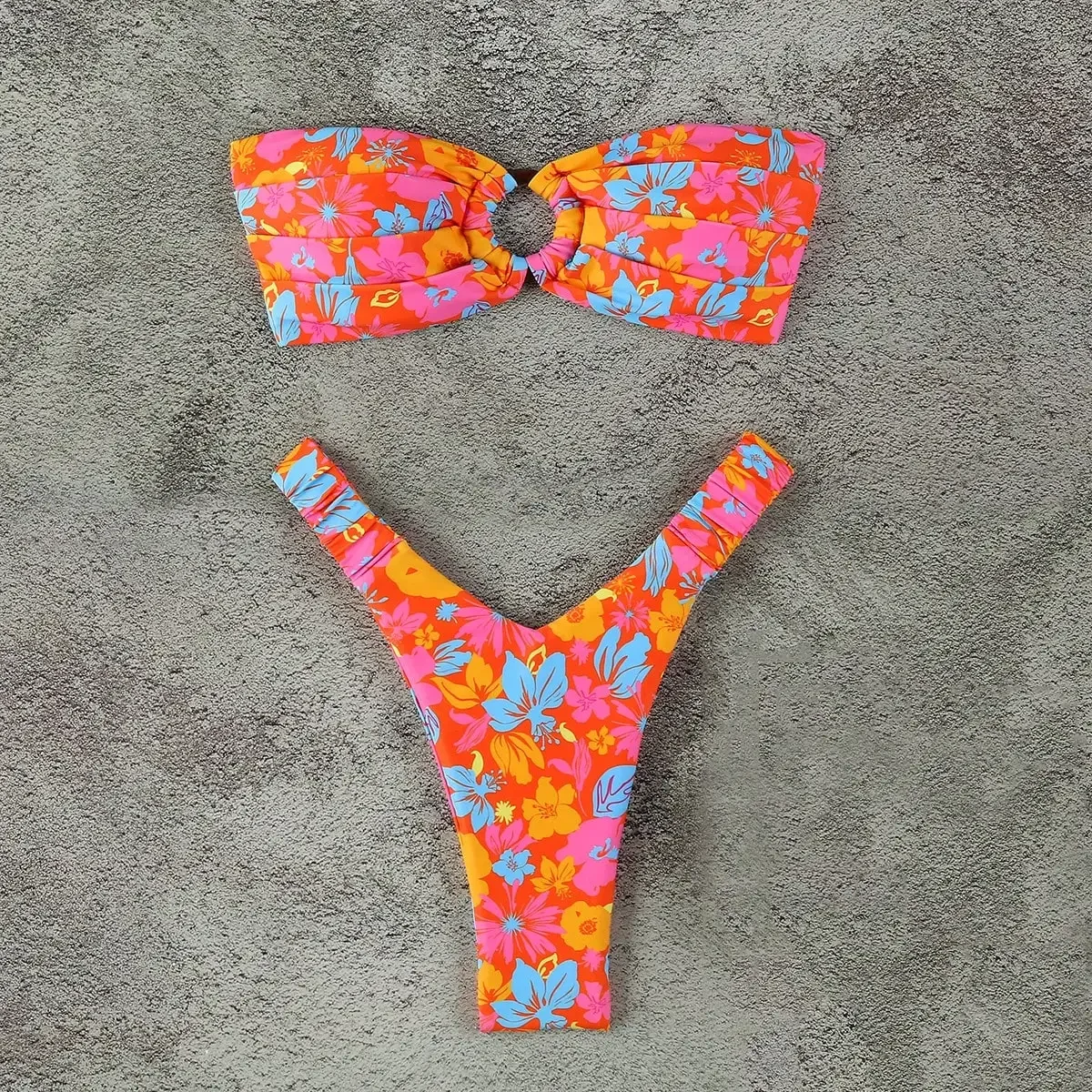 Micro Bikini Push Up Women Swimsuits 2025 Sexy Female Swimwear Brazilian Bikini Set Thong Biquini Swim Suits Print Beachwear