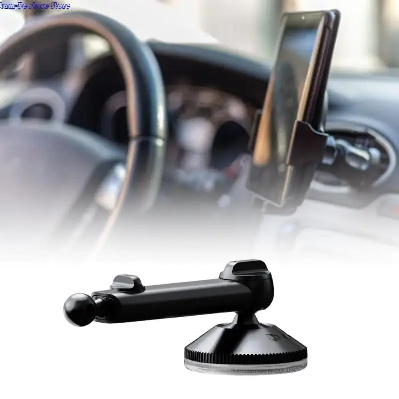 D0UA頑丈な車のアクセサリーサクタンカップラックホルダーベース電話ホルダー用17mmボールジョイント移動デバイスアクセサリーを使用する