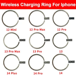 Good quality Magsafe Magnetic Metal Ring For Iphone 12 13 14 ProMax Mini Plus Back Housing Glass Wireless Charging Magnet Repair