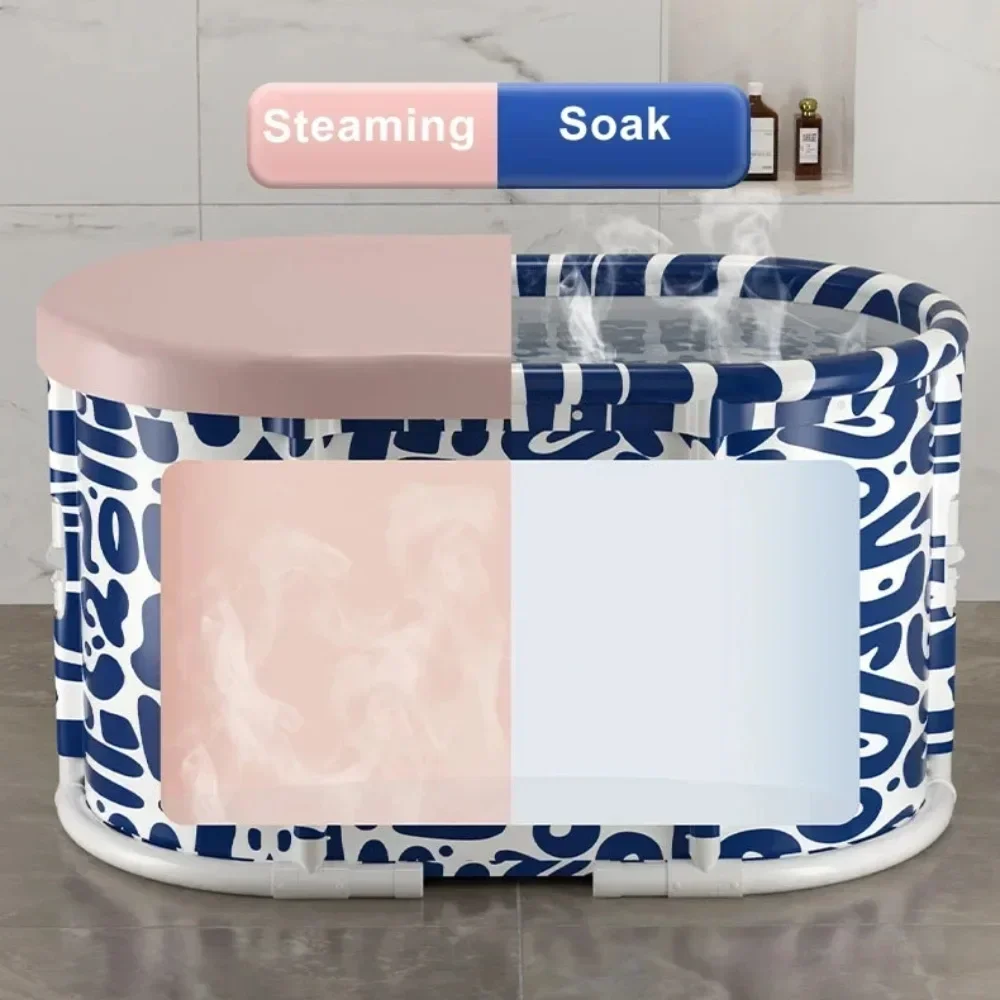 Cubo  baño plegable portátil, contenedor  ducha que ahorra espacio, accesorios  baño para el hogar, soporte estable y grue