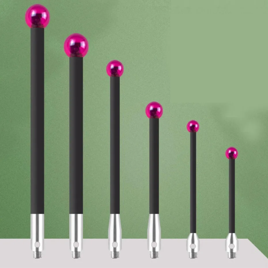 

Three coordinate measuring needle carbon fiber measuring rod M2/M3/M4 threaded ruby ball head probe 4.0/5.0/6.0