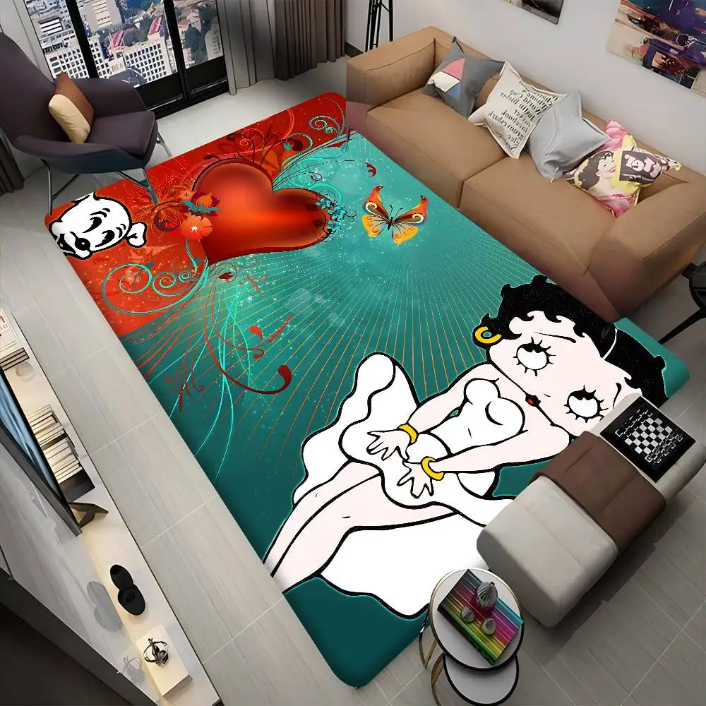 لطيف B-Betty Boop الكلمة حصيرة INS نمط لينة غرفة نوم الطابق منزل غرفة الغسيل حصيرة المضادة للانزلاق السجاد المنزلية #2