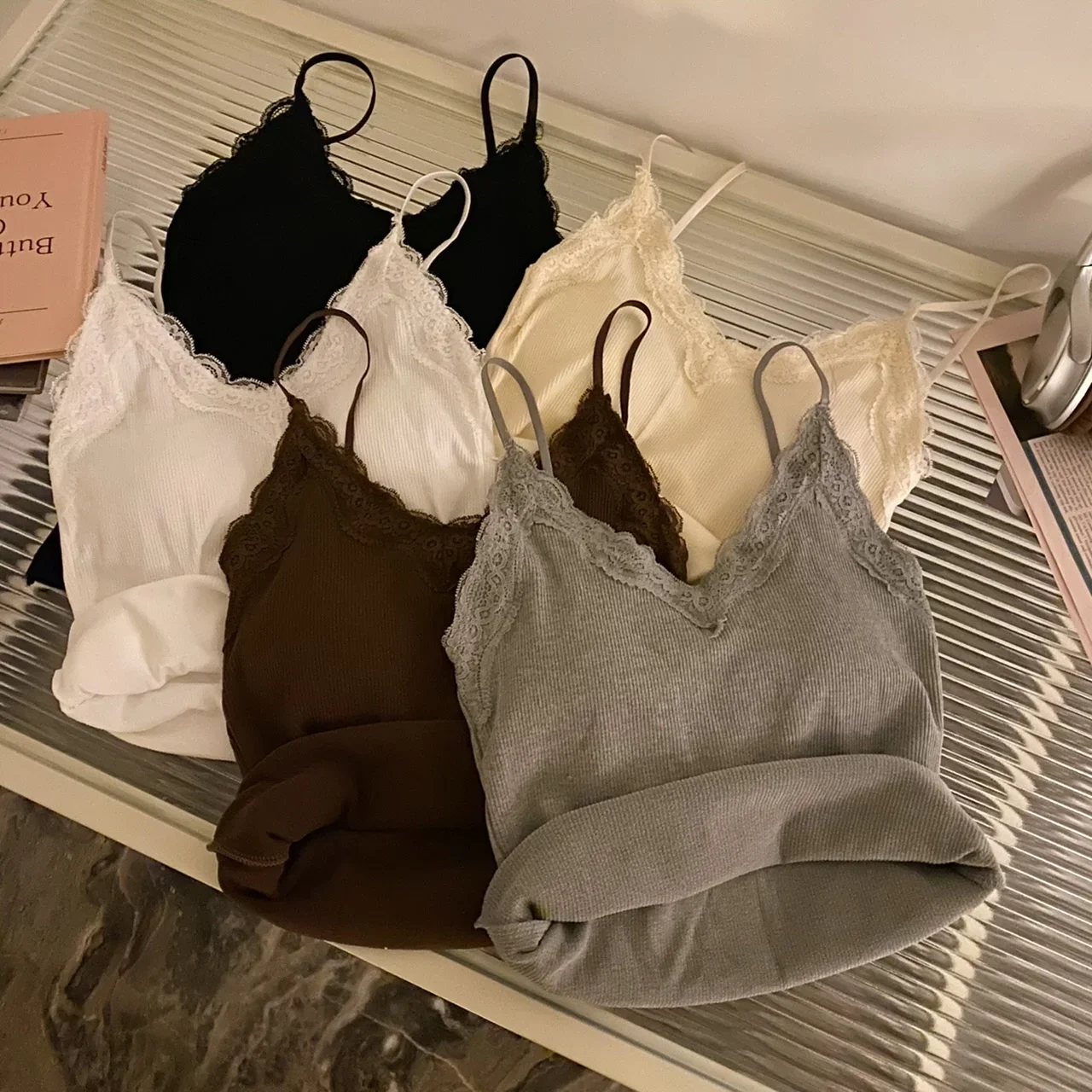 #17 Latest Lace Trim Camisole Offers