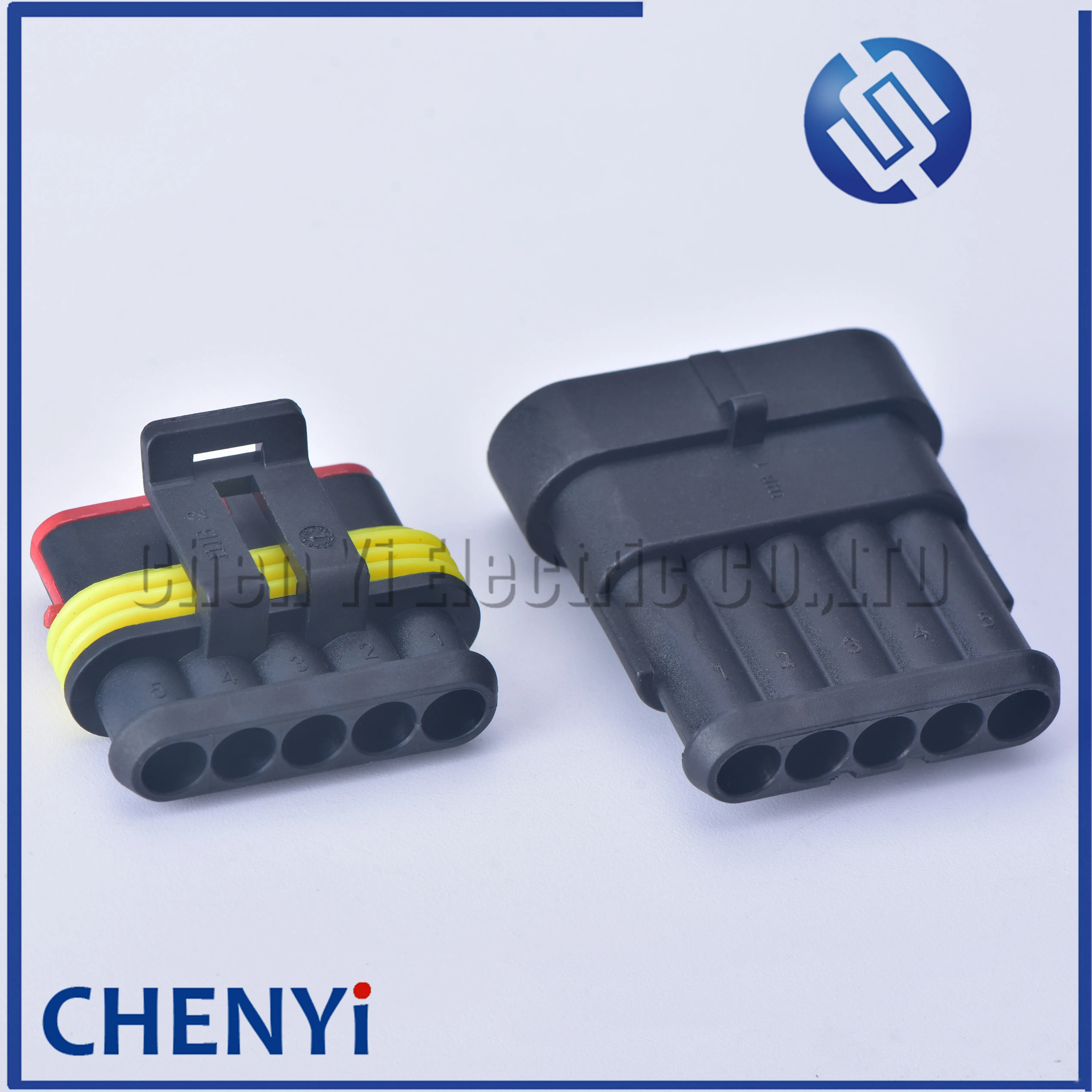 5 Pin Automotive waterproof connector Accelerator pedal assembly acceleration sensor harness plug 282107-1 282089-1 3801-300040A