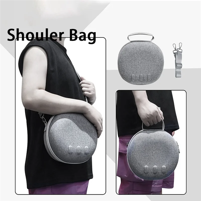 AA87 ل ميتا كويست 3 حقيبة التخزين Vr حقيبة يد سماعة واقية الصلب المحمولة حمل حقيبة ل كويست 3 Vr أجزاء B