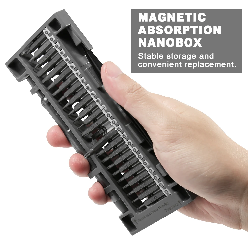 BST-8934A 50 in 1 Precision Screwdriver Set Magnetic Screwdriver Set For Mobile Phone Tablet PC Repair Tools.