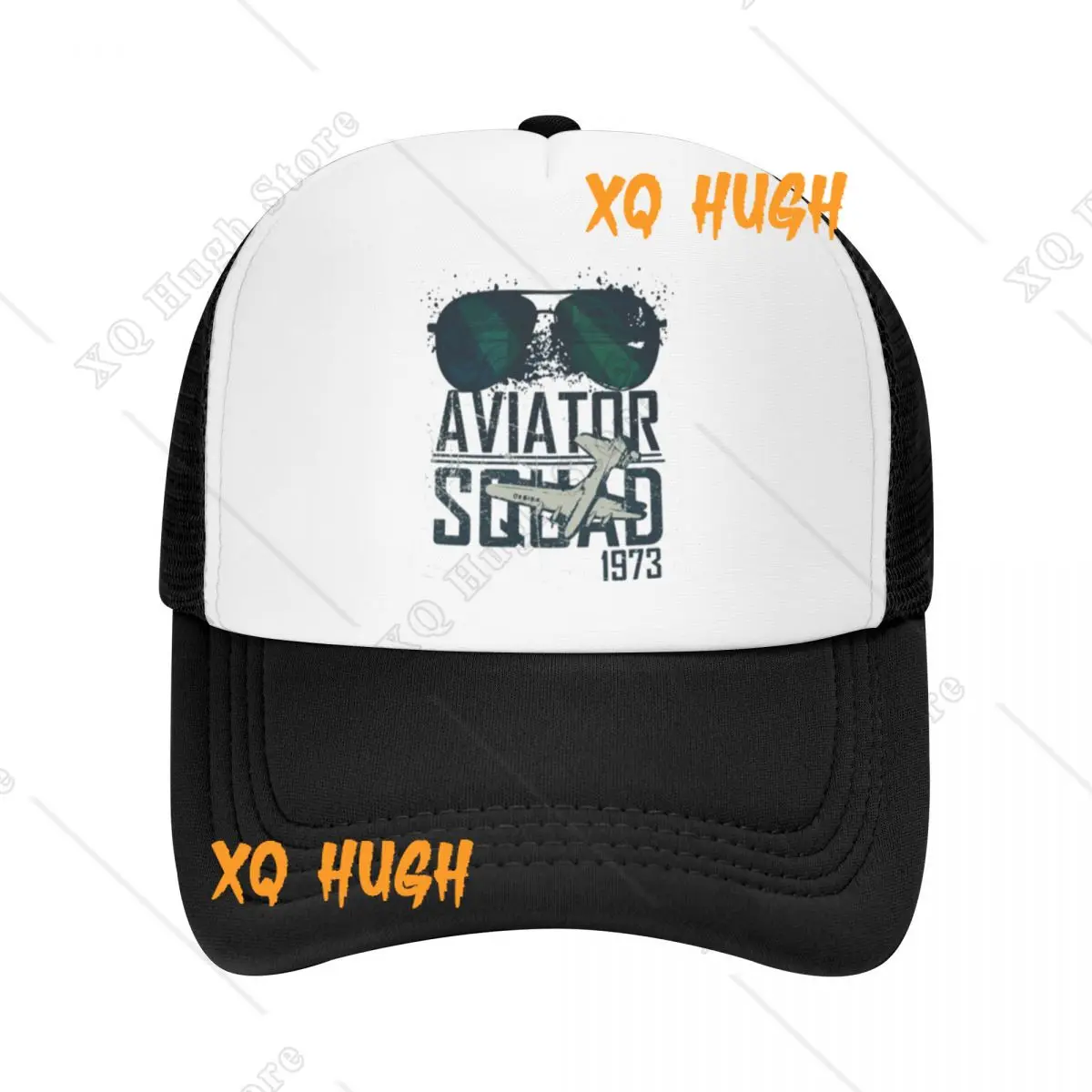 Aviator Squad 1973 Unisex Mesh Baseball Cap For Women Men Grid Snapback Caps Spring Summer Sun Hat