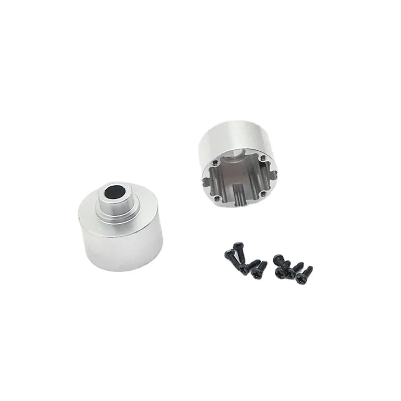 Metal Upgrade Front And Rear Differential Gearbox RC Car Parts Fit For WLtoys 1/10 104001 104002 Remote Control Car Accessories
