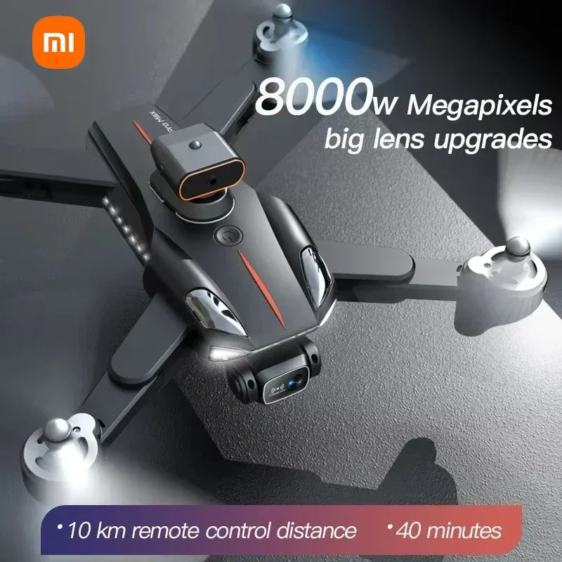 طائرة Xiaomi MIJIA P11 Max Drone 8K احترافية عالية الدقة للتصوير الجوي وكاميرا مزدوجة 5G GPS لتجنب العوائق بدون فرش رباعية الدوار 15000 متر