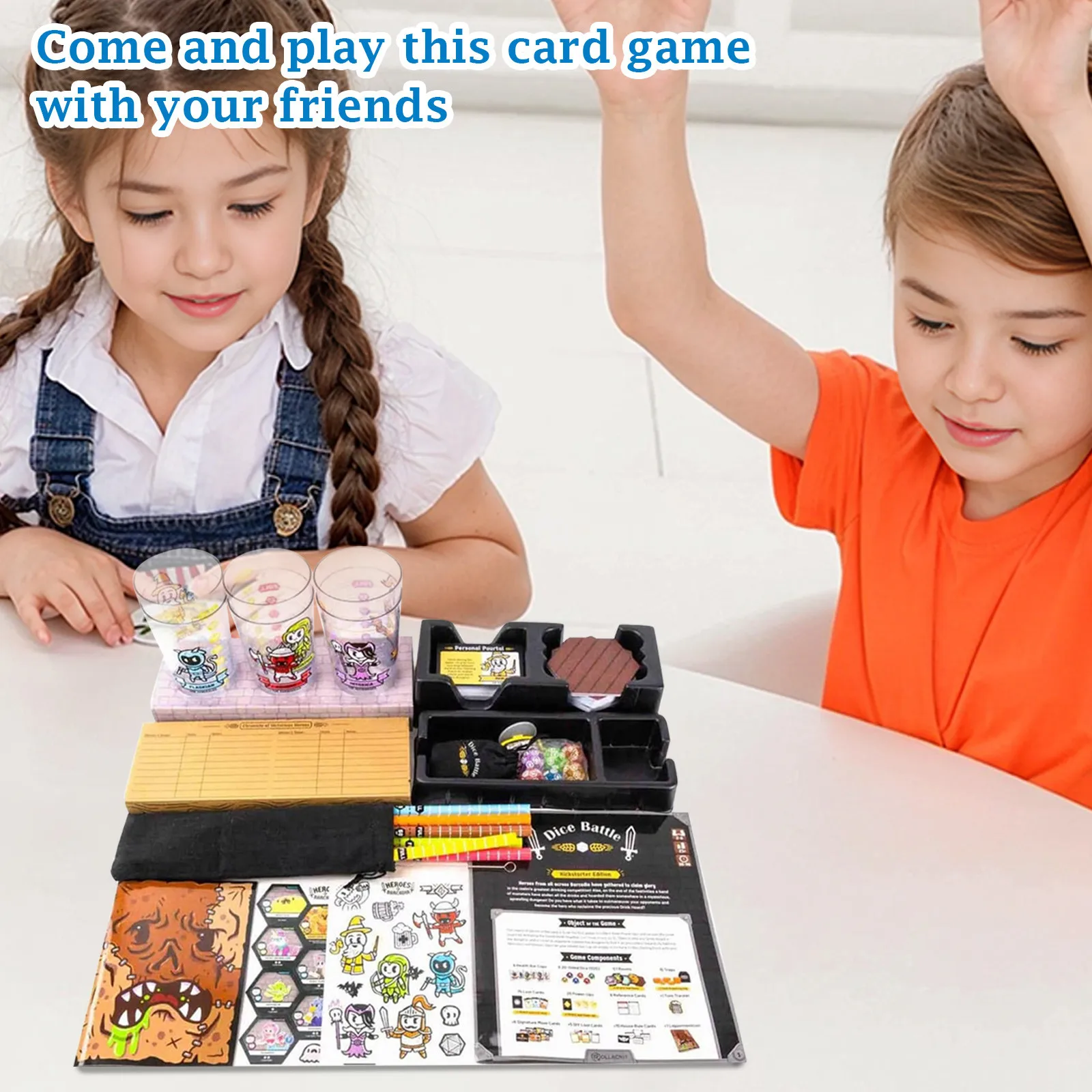 Juego de mesa de héroes de Bar para montar, dados, barra de batalla, reunión de mazmorras, exploración, juego de fiesta, juegos familiares para adultos, juego para beber