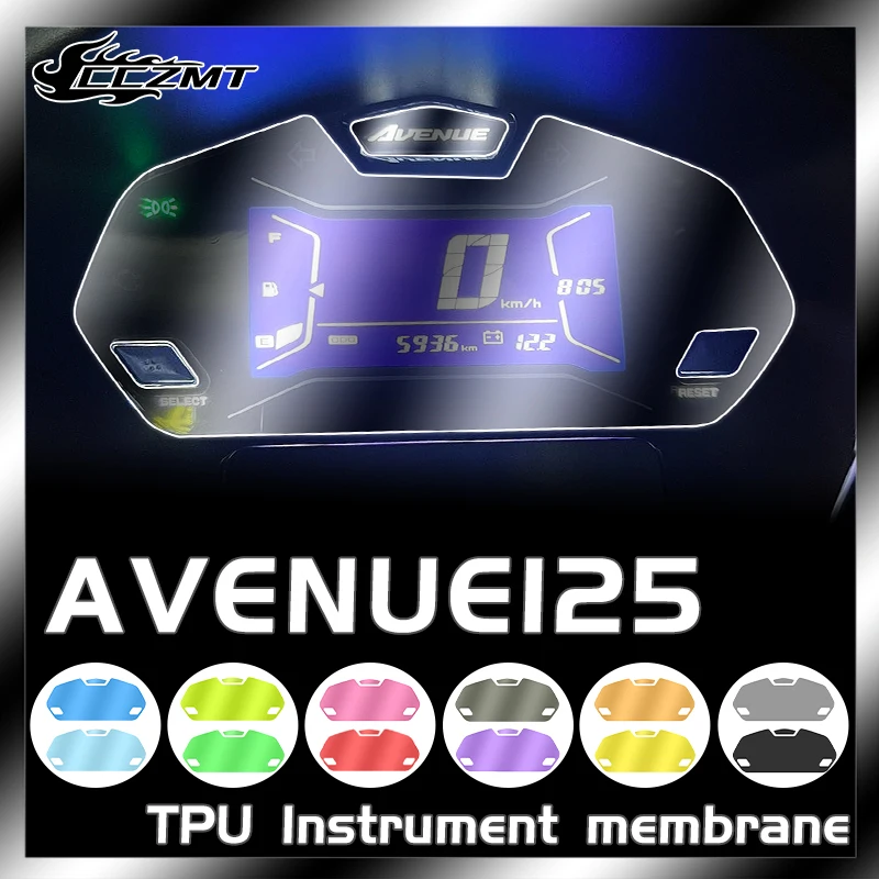 

For YAMAHA AVENUE125 Motorcycle Instrument Dashboard Screen Protector Cover Cluster Scratch Protection Sticker Part Accessories