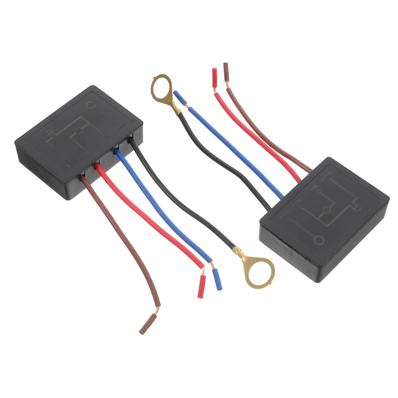

2Pcs Reliable Lamp Module Table Light Dimmer Control Adapter for LED Bulbs Black Lamp Dimmer Touch Light