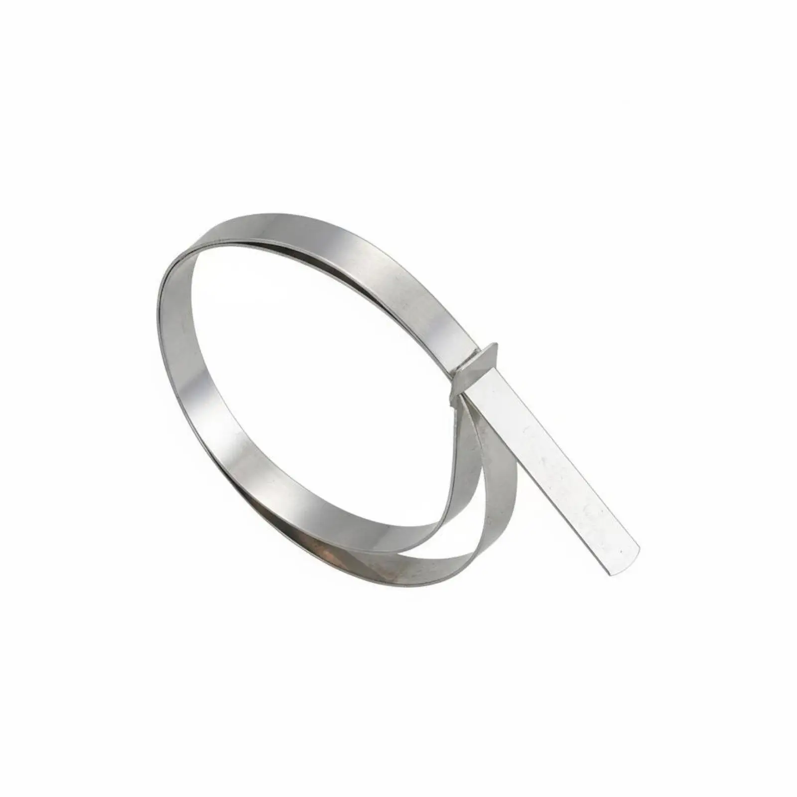 High Tensile Stainless Steel Straps Self Locking Metal Zip Ties for Cable Management Automotive Marine Pipe Clamp Use