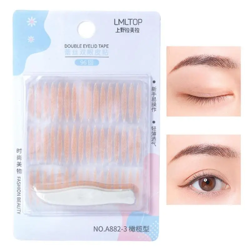 Double Eyelid Tape Invisible Waterproof Eyelid Lifter Strips Invisible Instant Eyelid Lift For Uneven/Droopy/Hooded Eyelids