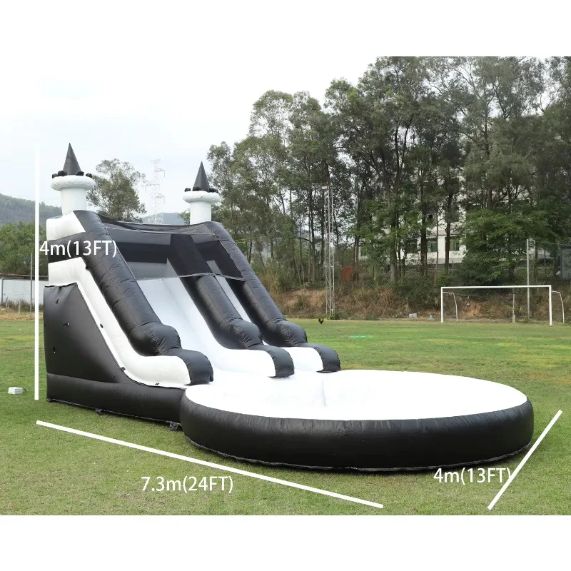 

Commercial Water Slide Outdoor Kids Adults Party Waterslide Inflatable Water Slide with Pool