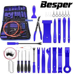 43pcs Hand Tool Set Pry Disassembly Tool Interior Door Clip Panel Trim Dashboard Removal Tool Kit Auto Car Opening Repair Tool