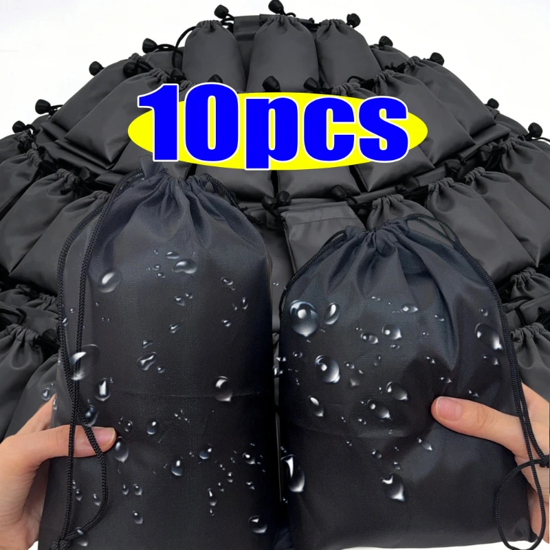 Oxford Cloth Waterproof Travel Bag Durable Multi-purpose Drawstring Storage Bag for Toiletry Clothes Outdoor Camping Supplies