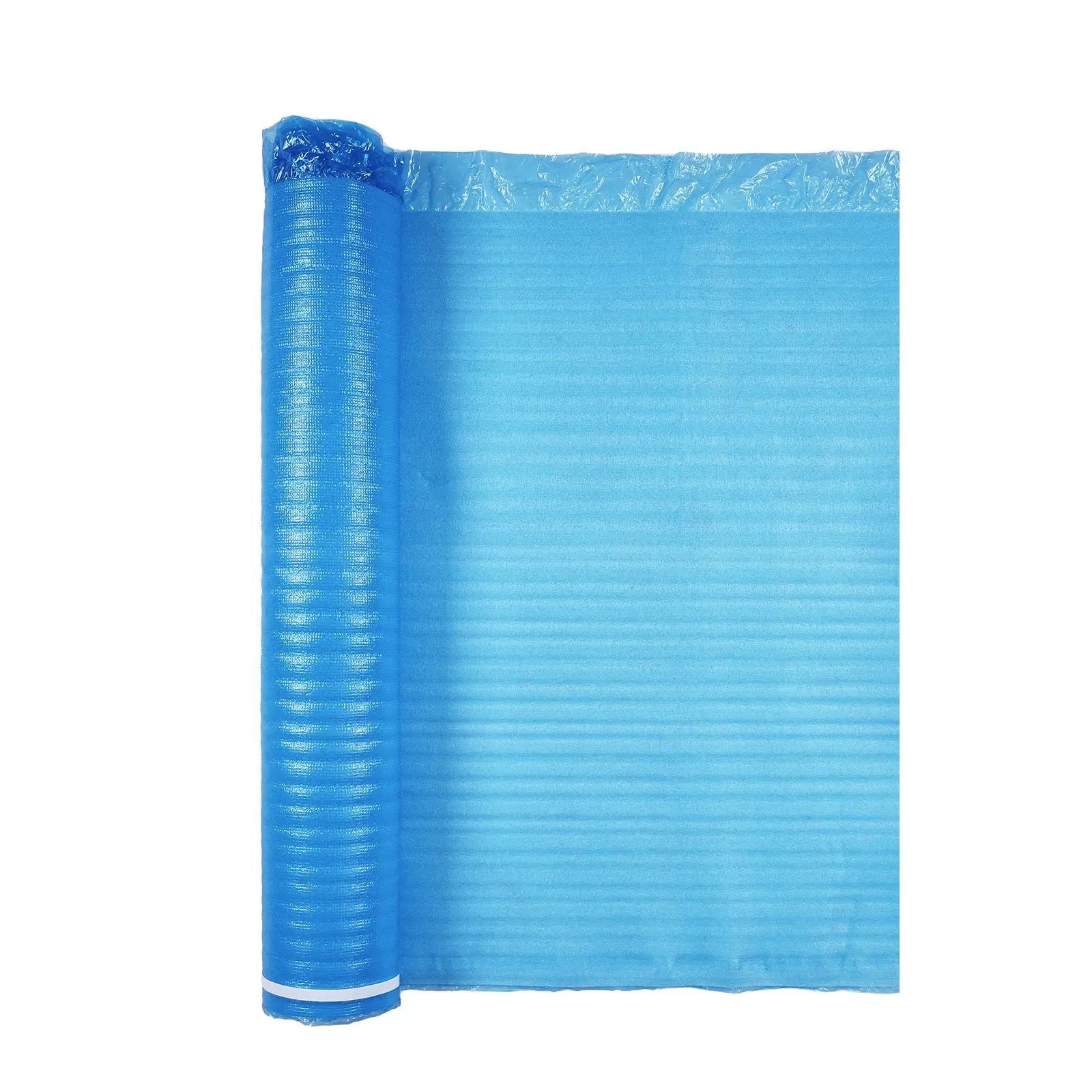 Floor Underlayment 600 sq. ft, 3-in-1 2 mm Thick Flooring Padding with Tape & Vapor Barrier, Heavy Duty EPE Foam Soundproofing & Noise Reduction, for Laminate Wood (6 Rolls x 100 sq. ft)
