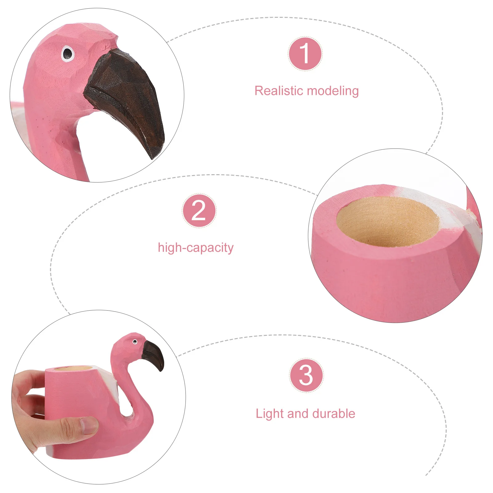 1 قطعة حامل قلم منحوت من الخشب على شكل حيوان ديكور سطح المكتب رافعة حامل قلم رصاص منظم حاوية أقلام خشبية للفصول المكتبية