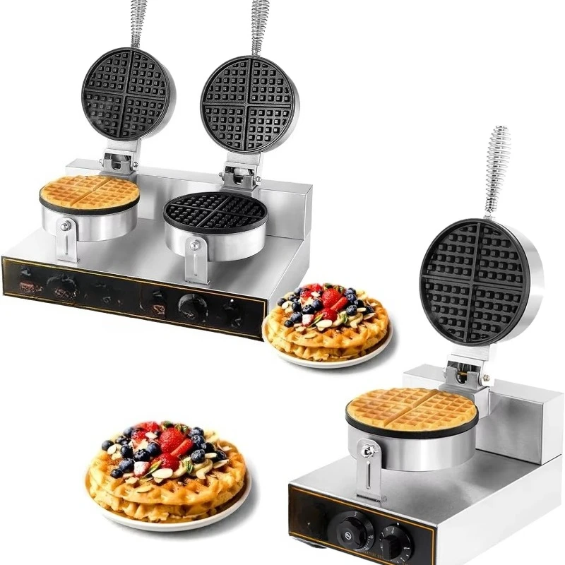 

Commercial Waffle Maker Bakery Restaurant Snack Bar