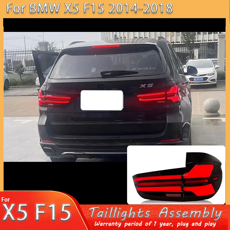 

Задний фонарь для BMW F16 X6 X5 F15, светодиодный, 2014-2018, задний противотуманный фонарь, стоп-сигнал, указатель поворота, автомобильные аксессуары