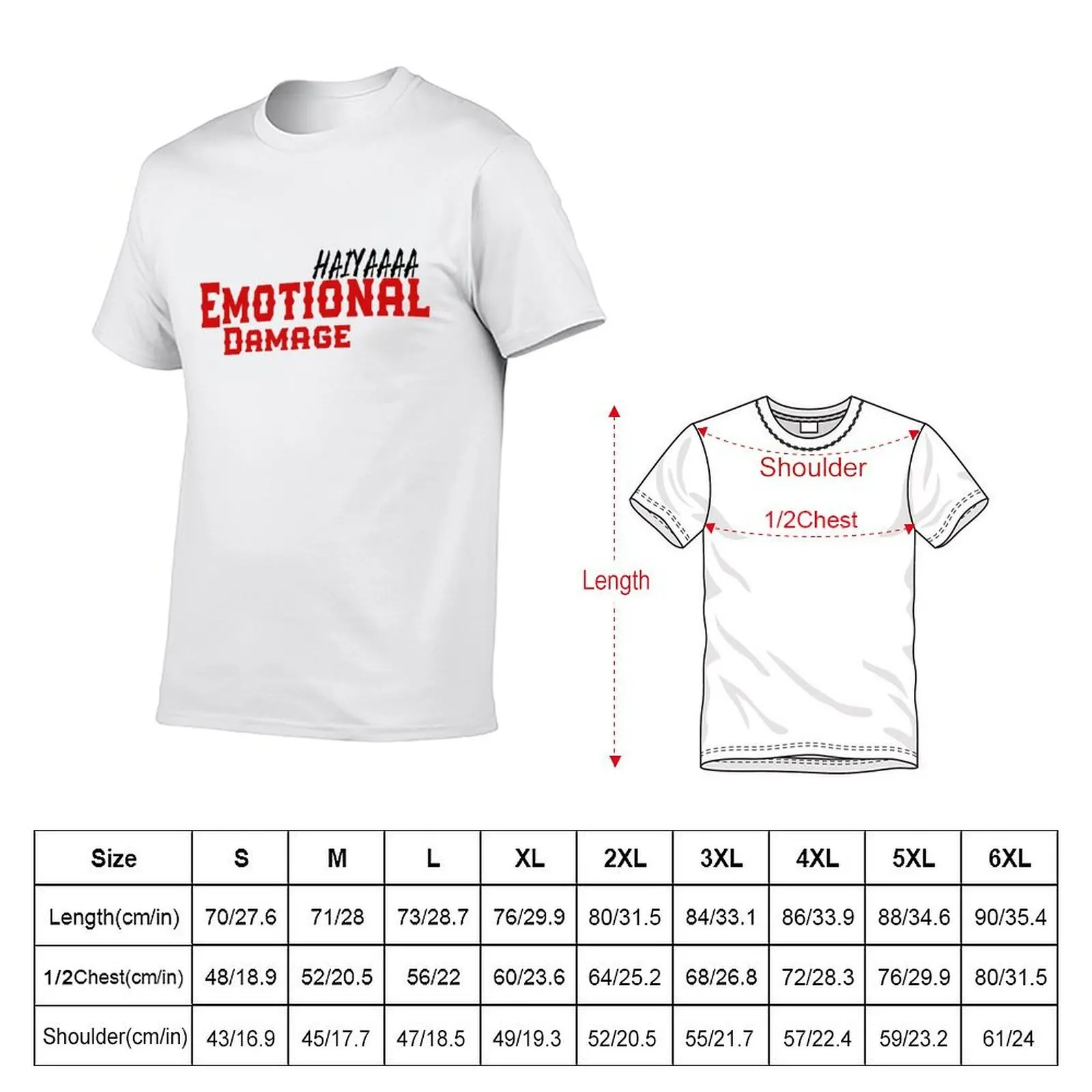 funny emotional damage quote meme cool emotional damage T-Shirt boys animal print kawaii clothes luxury clothes men