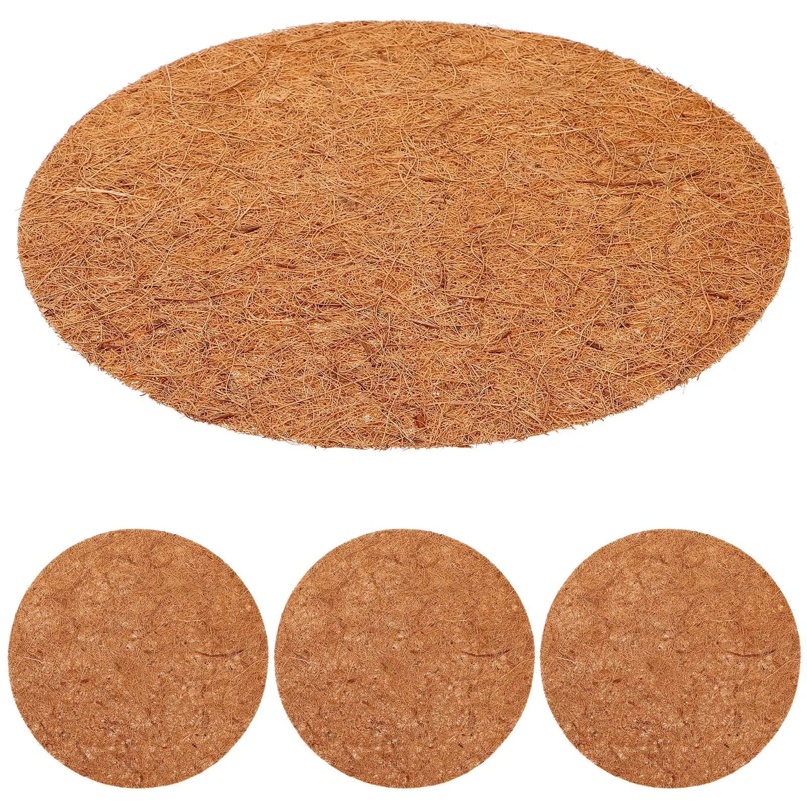 

4 Pcs Chicken Nest Hatching Mat Pet Supplies Cage Cushions Indoor Coop Mats Coconut Fiber
