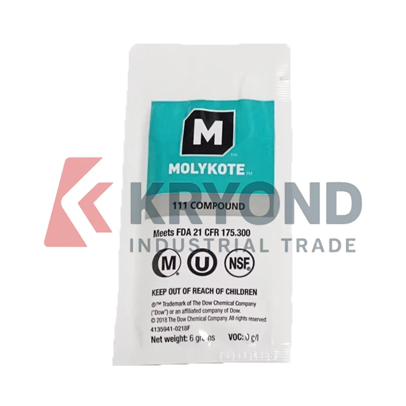 MOLYKOTE 111 Compound Silicone Sealant and Valve Lubricant for O Rings Gaskets and Water System Components