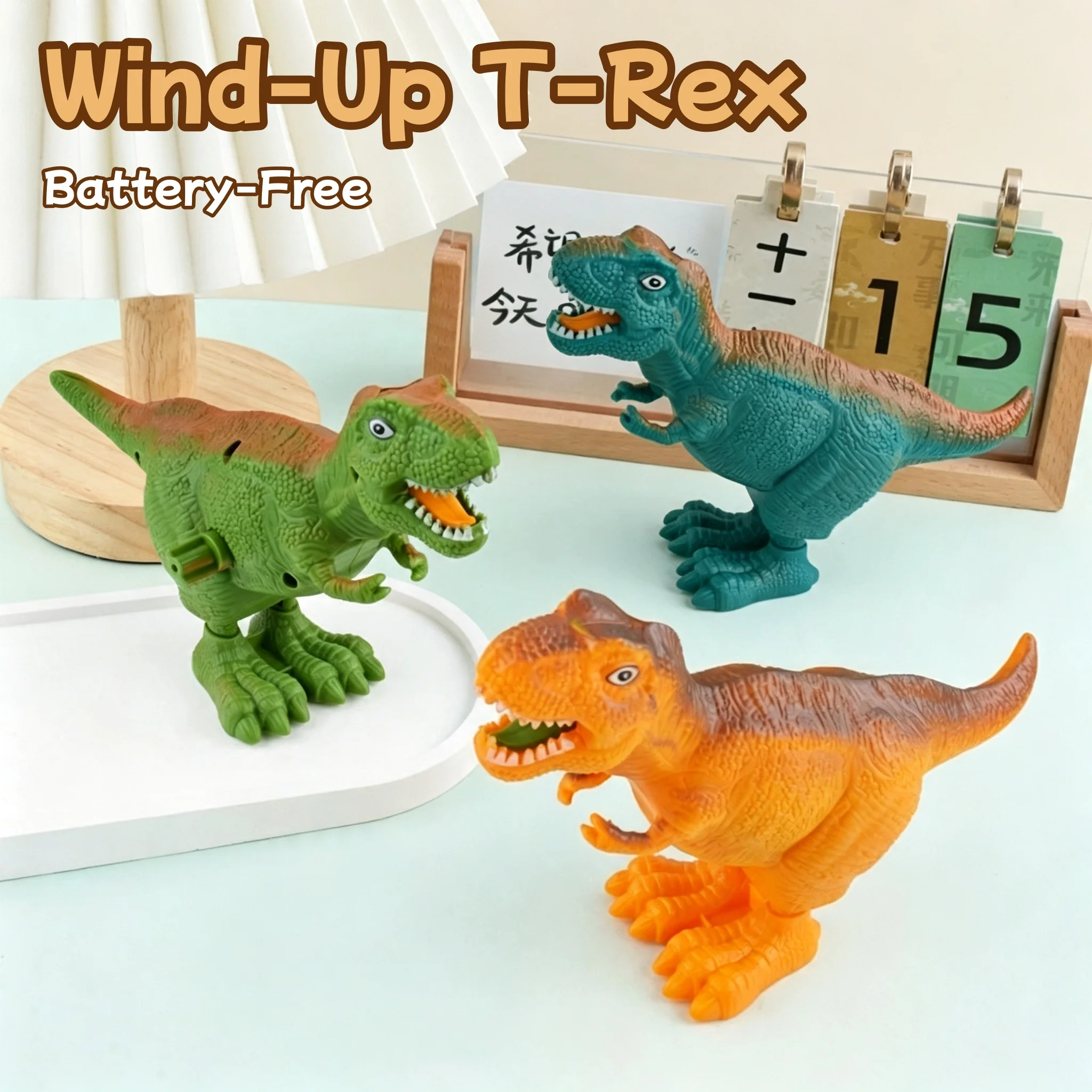 Dinosaur Toy Wind Up Toys Novelty Plastic Educational Toy Birthday Gifts