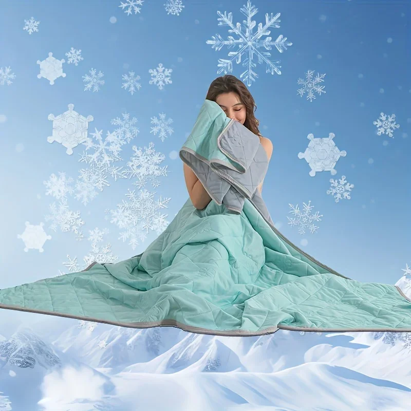 Ultra-Soft Summer Cooling Blanket - Lightweight, Breathable ,Easy Care Cooling Blanket for Hot Sleepers Cooling Pillows