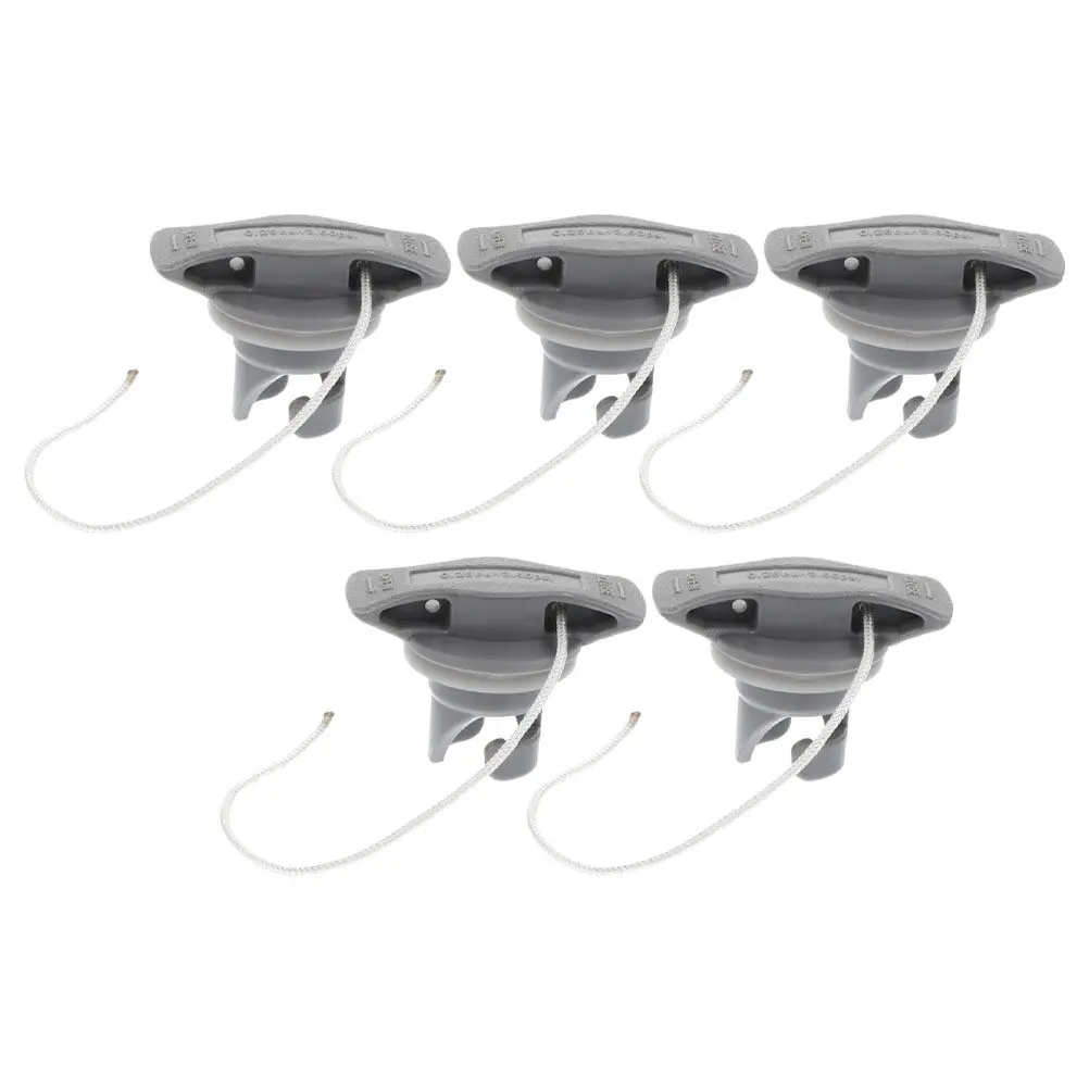 

5Pcs Inflatable Boat Valve Cap Rotating Plug for Kayak Paddleboard Canoe Dinghy High Pressure Vent Valve Adapter Kit