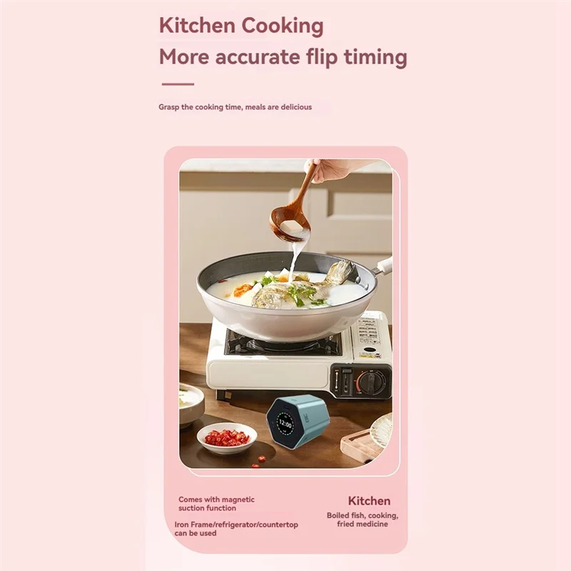 

ABHB-куб проведения, бесшумный вибрационный цифровой стол, шестигранный магнитный флип-фокус, время фокусировки для офисных встреч, учебы заданий