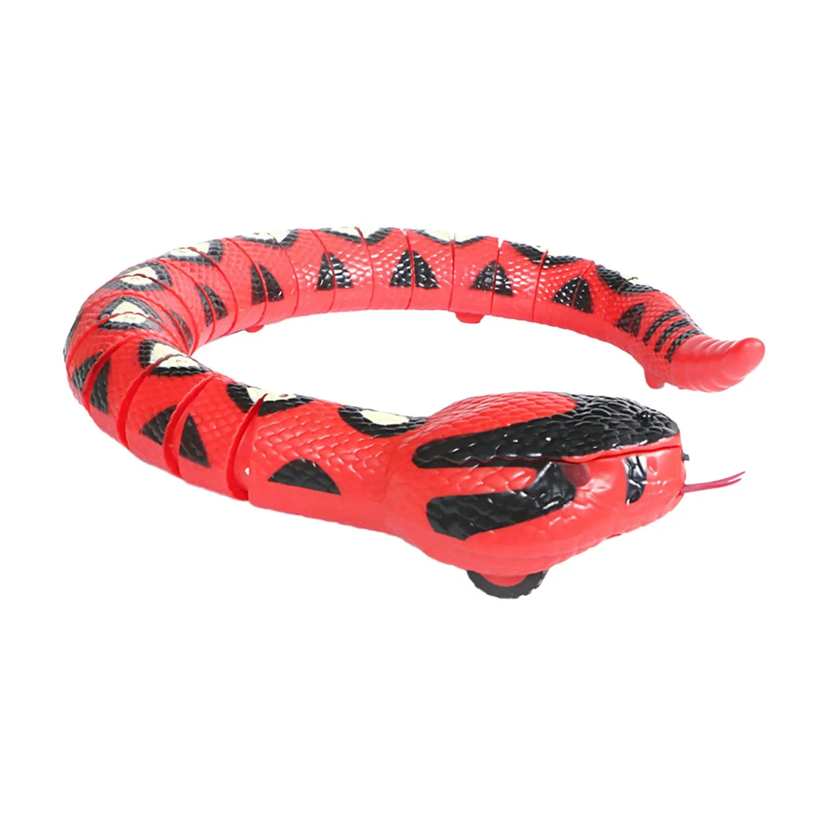 Electric Snake Cat Toy Smart Sensing Crawling Rechargeable with Obstacle Avoidance and Tongue Movement for Curious Cats