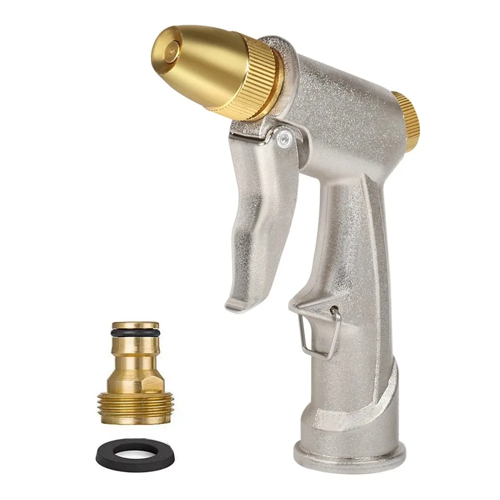 High Pressure metal Garden Water Spray Gardening Sprayer Water Hose Jet Household Lawn Car Washing Guns Yard Watering Sprinkle
