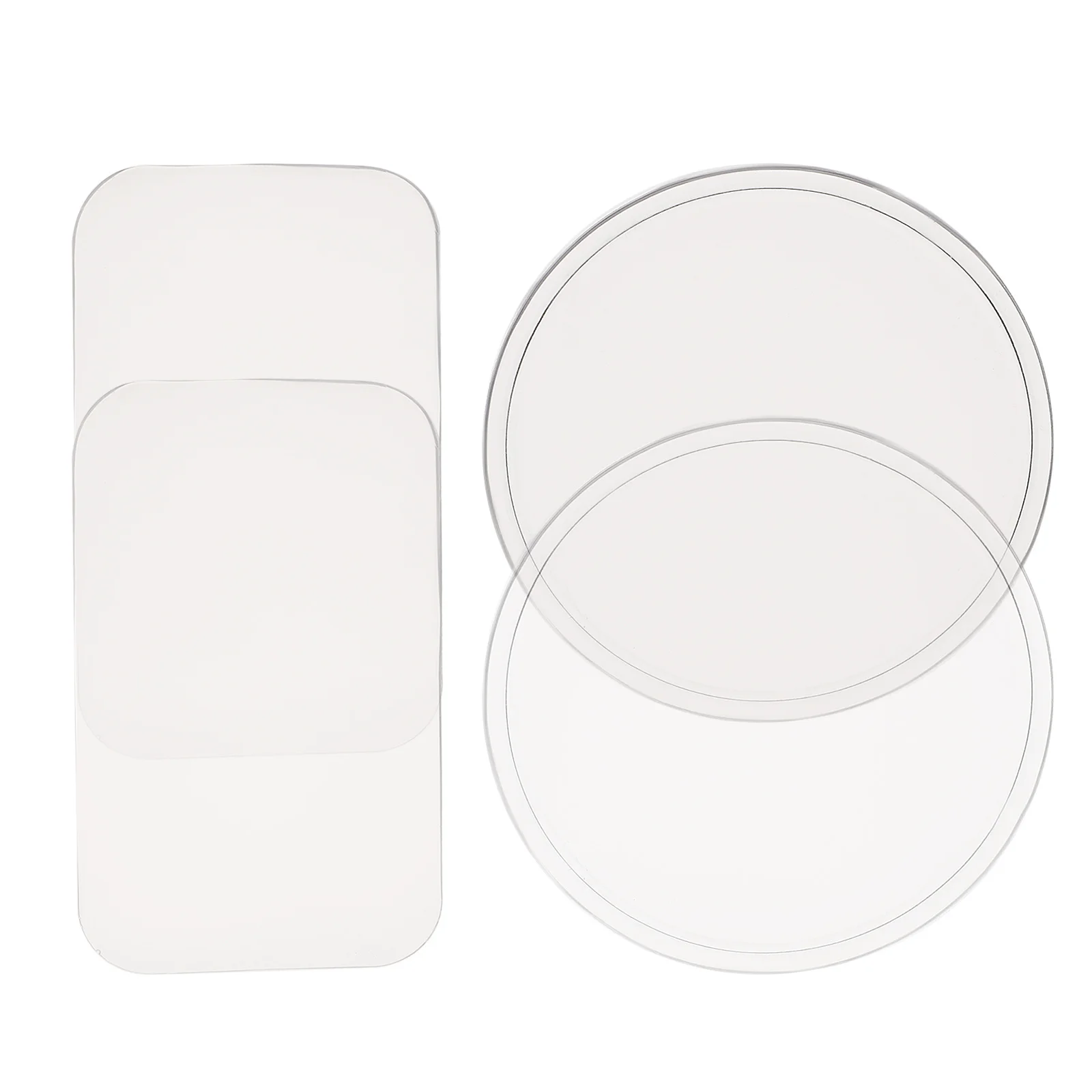 4-teilige Werkzeuge für falsche Wimpern, Mehrzweck-Wimpernverlängerung, Acrylpalette zum einfachen Wimperngreifen und Fächerherstellungsverfahren