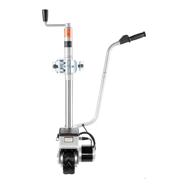Image of 380W Elektrischer Anhängermover 12V, 2,5 Tonnen Tragkraft, Verstellbare Gummireifen, Transportwagen für Wohnmobile, Boote, Hof, Camping