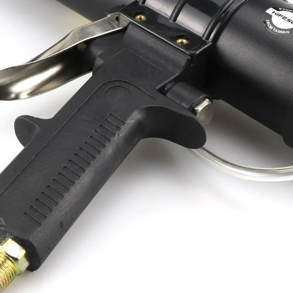 310ML Pistola per calafataggio Dispenser per cartuccia pneumatica Applicatore di sigillante al silicio Strumento per incollaggio del vetro Pistola