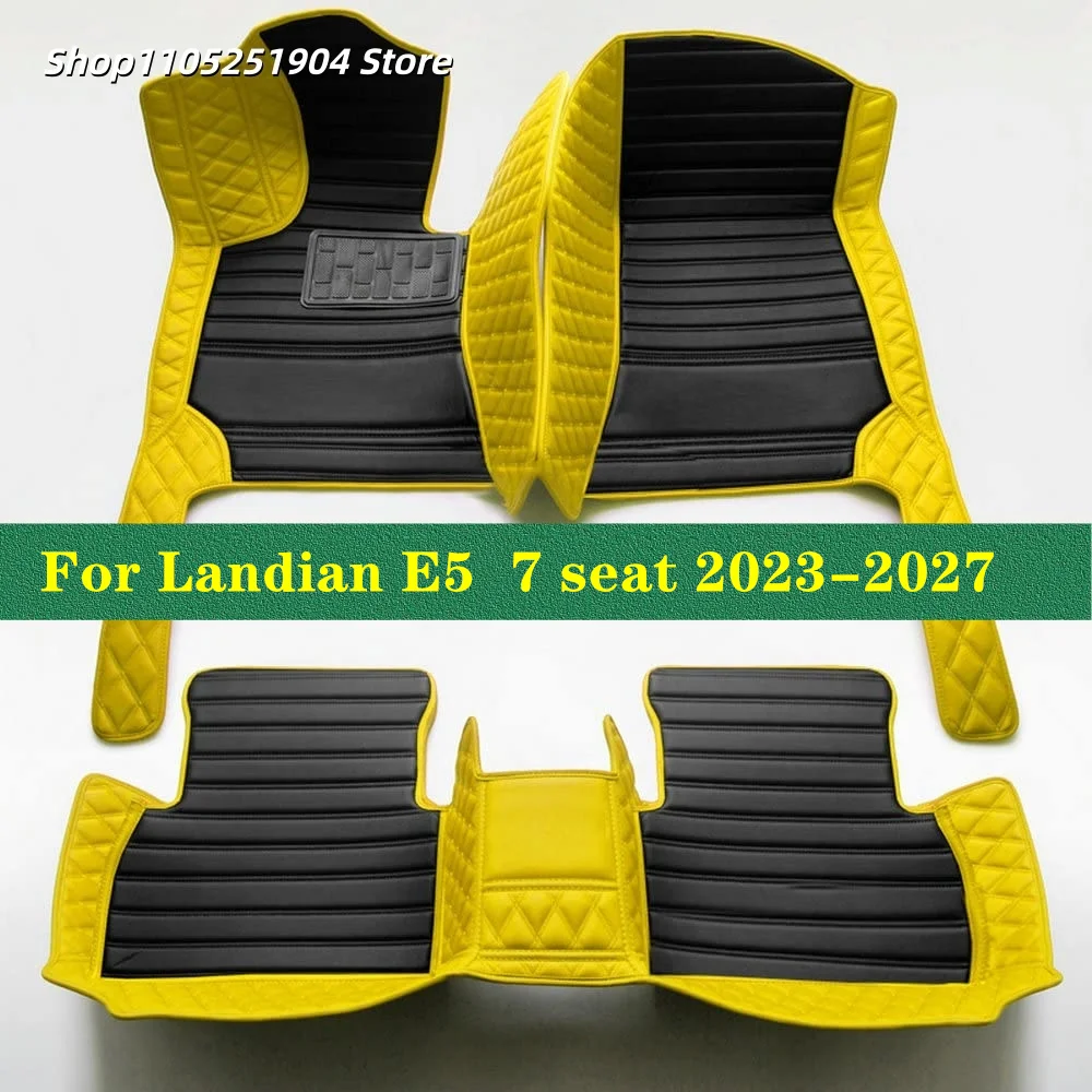 Custom Auto Carpets Car Floor Mats For Landian E5 7 seat 2023 2024 2025 2026 2027 2028 Car Mat Interior