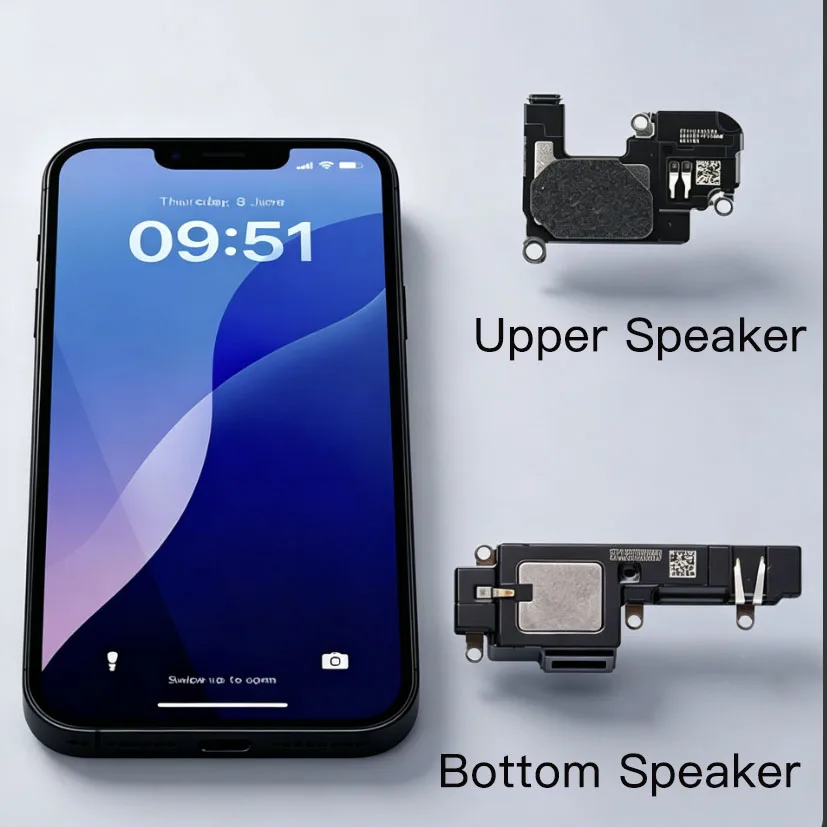 Upper Ear Speaker Bottom Loud Speaker Replacement For iPhone 13 Mini Pro Max Earpiece Loud Speaker Sound Unit