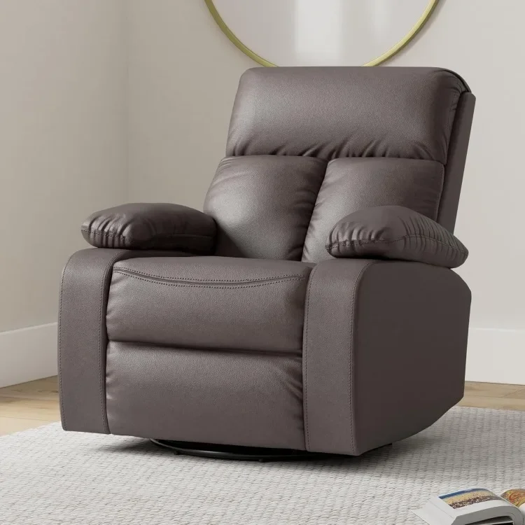 Small Rocking Recliners Chair for Small Spaces, Small Rocker Recliner Chair for Living Room, RV, Bedroom