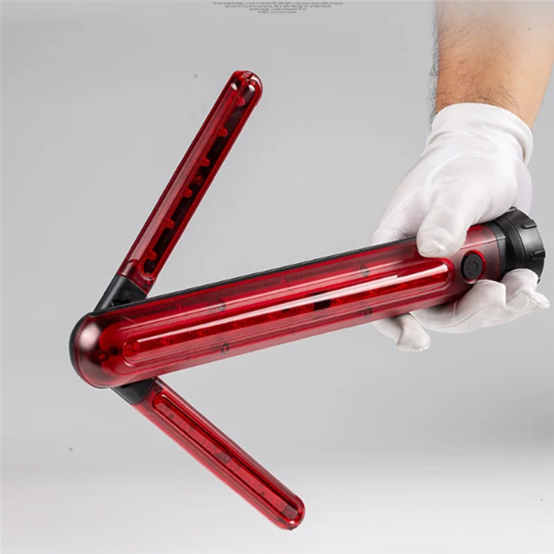 

2025 New-Traffic Stick, Led Traffic Safety Batons, Signal Emergency Road Flares, Extendable Blade Handheld Led Warning Light