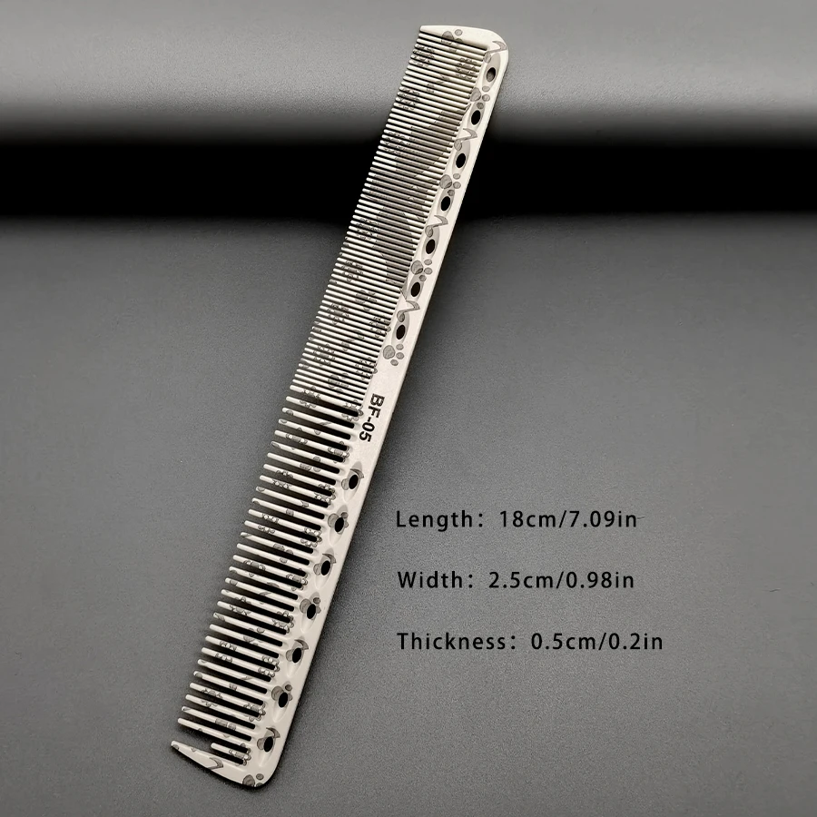 Carved Pattern Styling Hair Comb, Non-Fading Patterns, a Must-Have Hair Cutting Comb for Salon Stylists, Home Hair Smoothing Comb