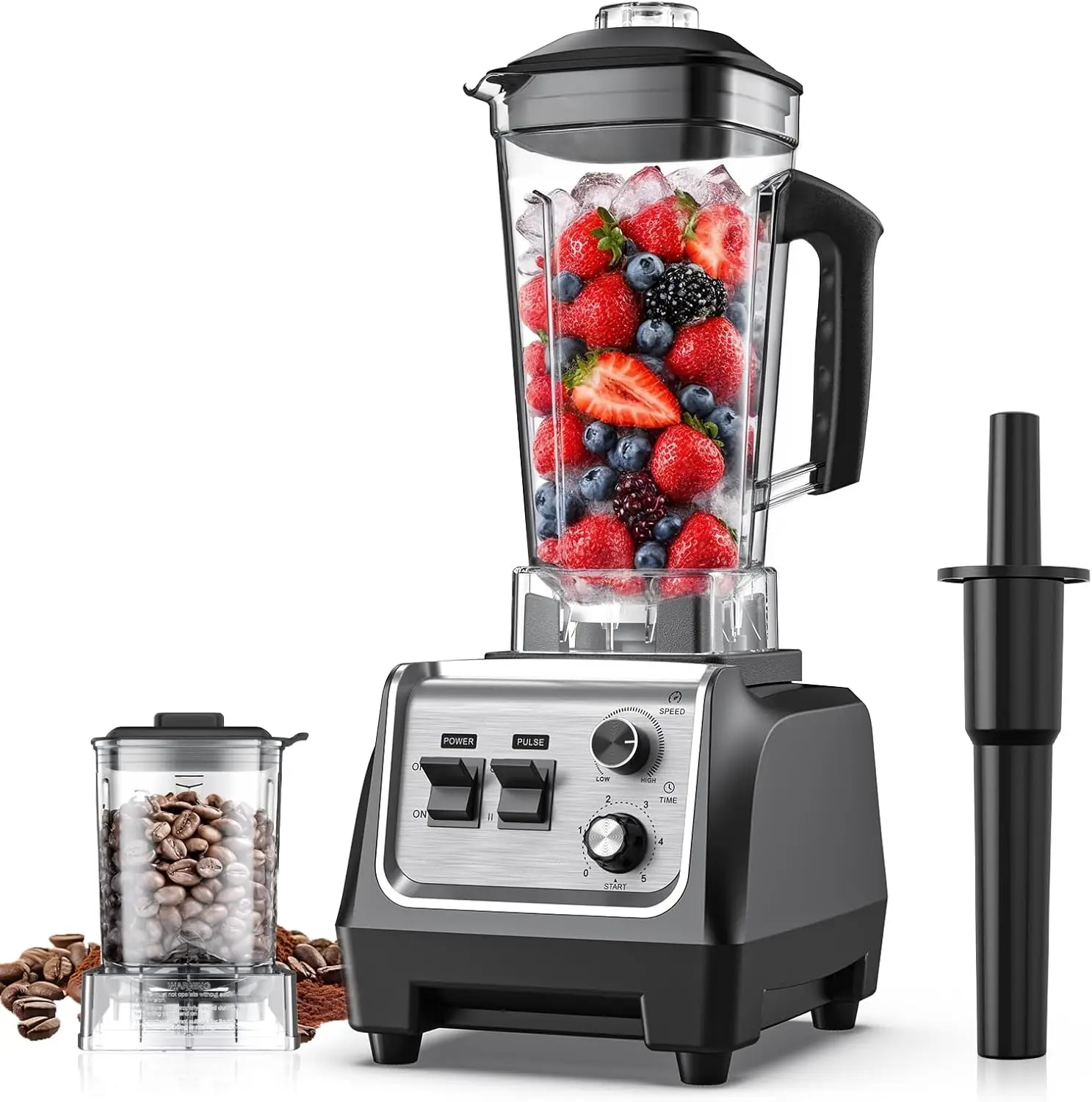 Blender for Smoothies with 1800 Watt Motor Powerful Countertop Blenders for Kitchen 70OZ Large Capacity Smoothie Blender and Gri