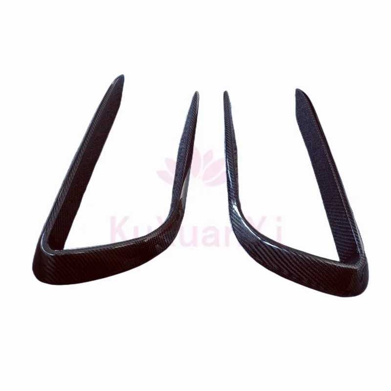 Used for the 2016-2020 Maserati Levante LD style carbon fiber front bumper air vent body kit