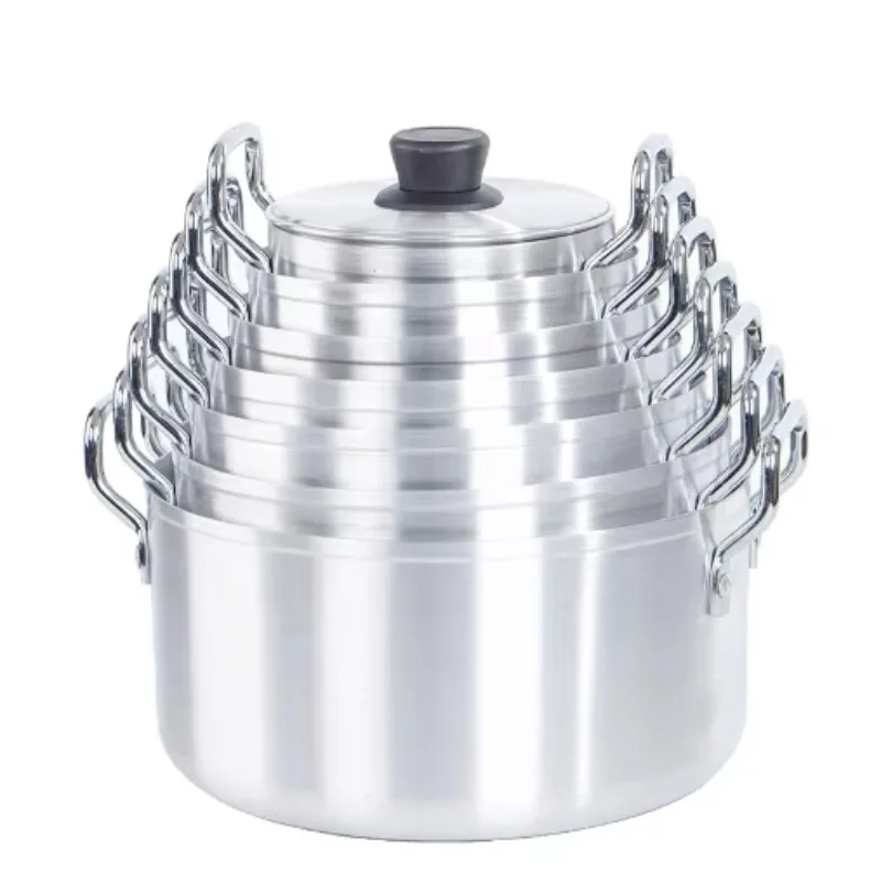 Aluminum pot sets, 14 soup pots, 16cm/18cm aluminum cooking pots and cookware