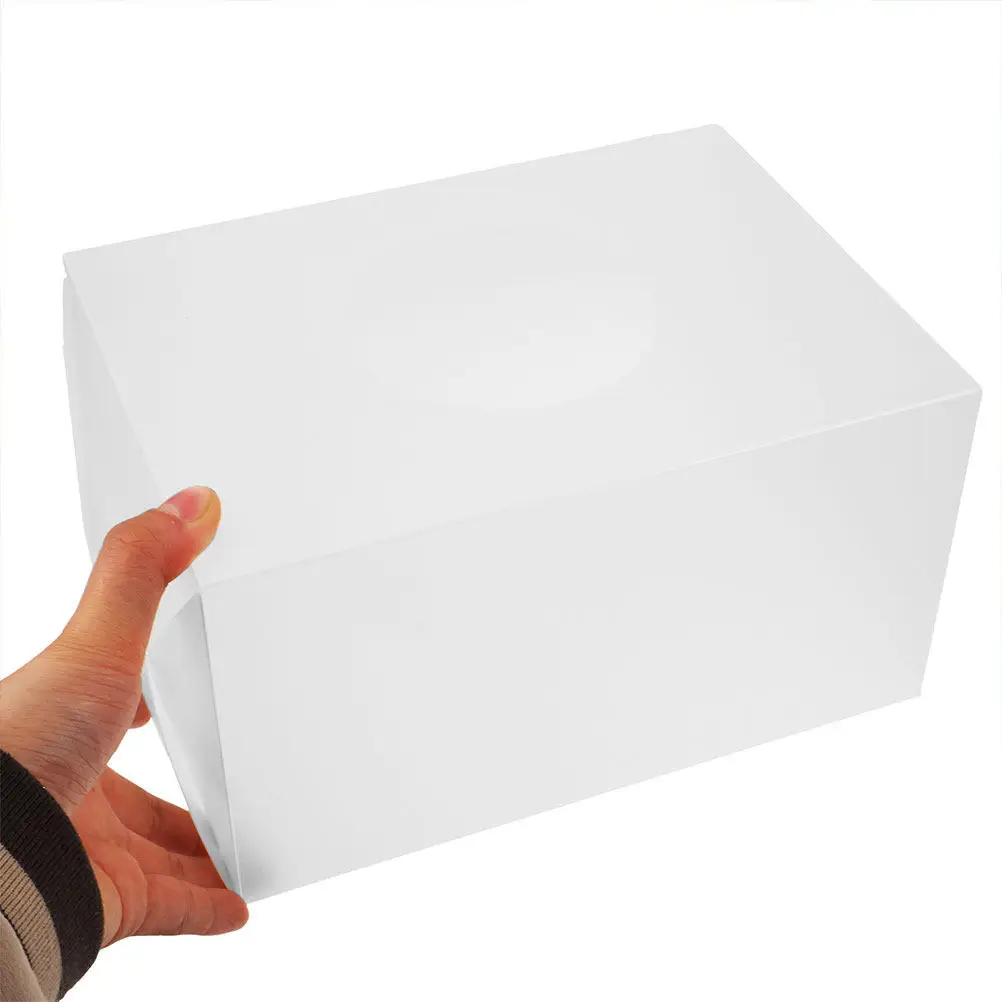 2Pcs Clear Raffle Ticket Boxes Suggestion Donation Money Collection Holders for Events and Parties