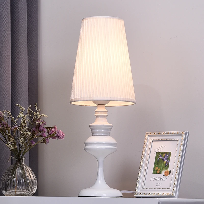 Table lamp bedroom bedside  Nordic light luxury style American minimalist night  advanced sense retro atmosphere bedside table